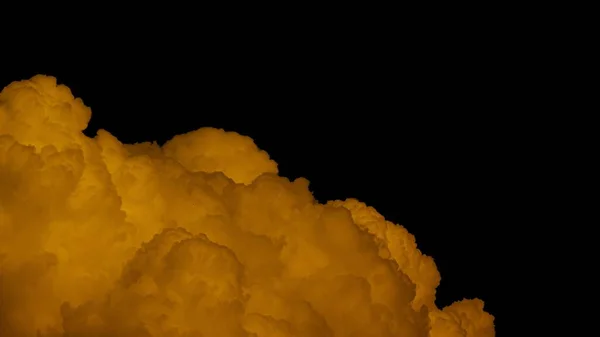 Крупним Планом Кумульські Хмари Темним Тлом — стокове фото
