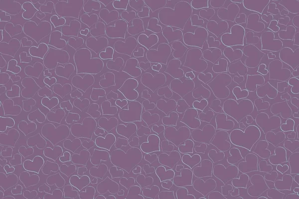 Фиолетовый Обои Сердцем Формы Фон — стоковое фото