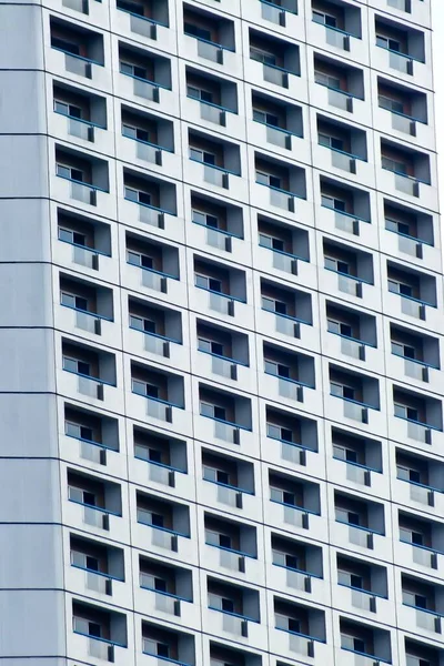 Vertikal Bild Ett Bostadstorn Block — Stockfoto