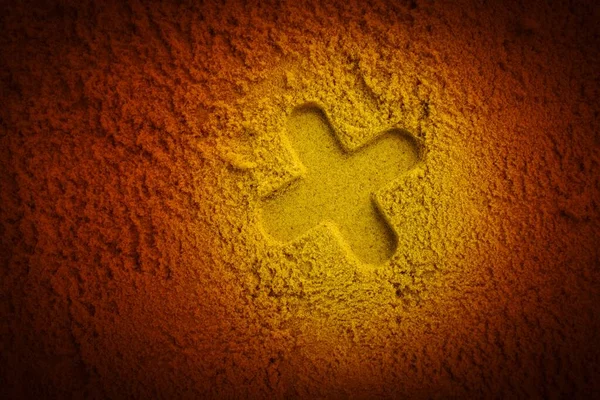 Kuma Çizilmiş Işaretinin Yakın Plan Çekimi — Stok fotoğraf