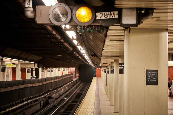 Eine Wunderschöne Szenerie Einer Der Metropolbahnhöfe Von New York — Stockfoto