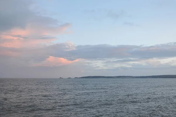 Bel Colpo Oceano Armonia Con Cielo Blu Pacifico — Foto Stock
