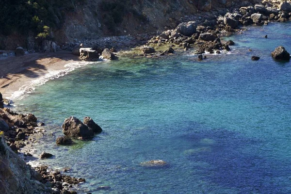 Ein Schöner Blick Auf Die Küste Der Nähe Von Cala — Stockfoto