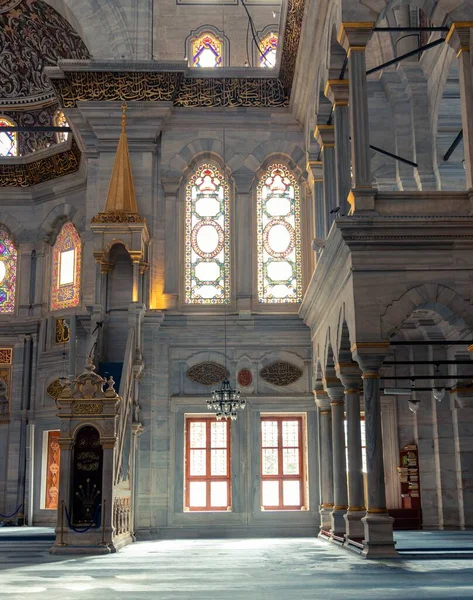 Design Nuruosmaniye Mosque Eminn Turkey Made Blue Marble — Stock Photo, Image