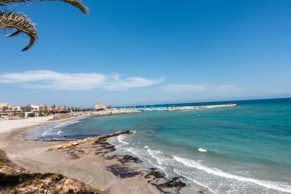 Красивый Пейзаж Пляжа Торре Горада Испания — стоковое фото
