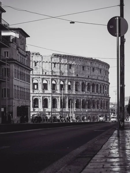 이탈리아 로마에 역사적 콜로세움의 — 스톡 사진