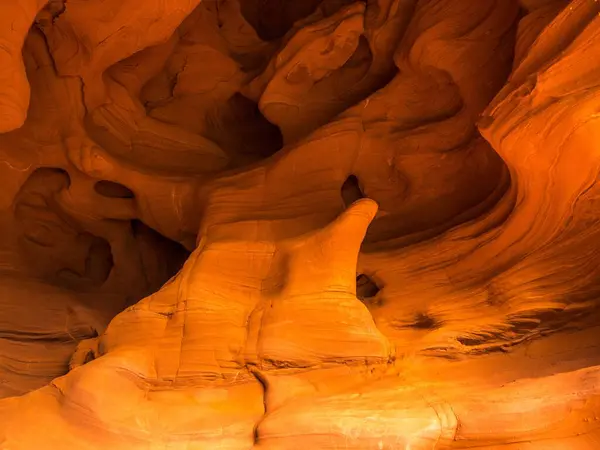 Low Angle Shot Mesmerizing Canyon Sunlight — Stock Photo, Image