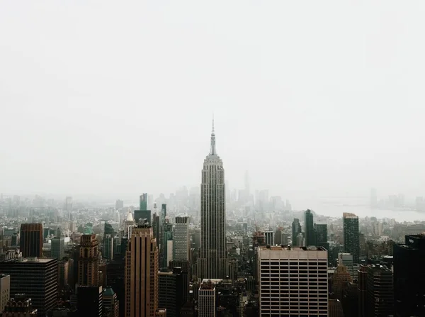 Nova Iorque Estados Unidos Maio 2017 Horizonte Centro Manhattan Nova — Fotografia de Stock