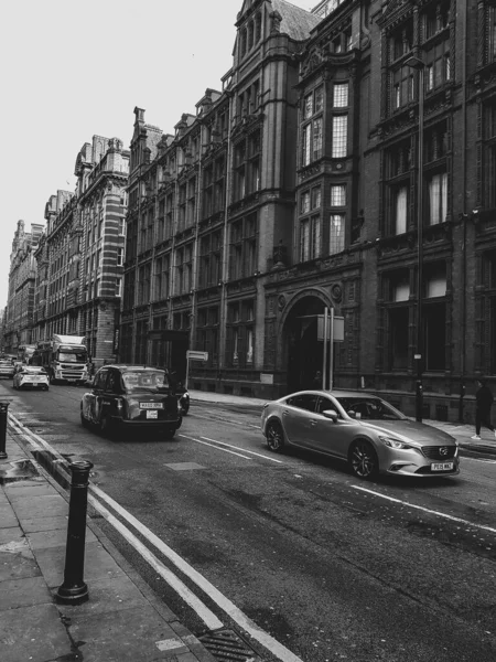 Manchester Ηνωμενο Βασιλειο Δεκ 2018 Απόψεις Των Δρόμων Του Μάντσεστερ — Φωτογραφία Αρχείου