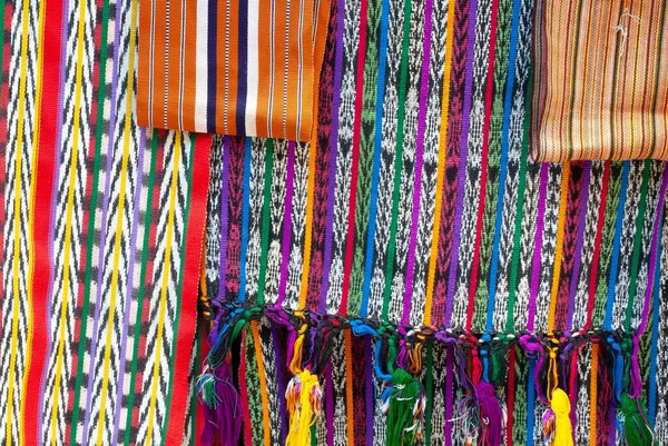 Piękny Obraz Kolorowych Dywanów Rynku — Zdjęcie stockowe