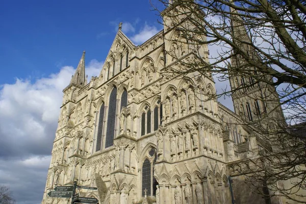 Salisbury Wiltshire Reino Unido Marzo 2015 Catedral Salisbury Wiltshire Inglaterra — Foto de Stock