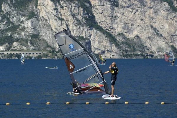 Riva Del Garda Talya Temmuz 2018 Riva Del Garda Garda — Stok fotoğraf