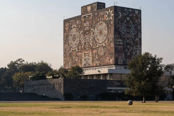 Mexico City Mexico Jan 2020 Central Library National Autonomous University — 스톡 사진