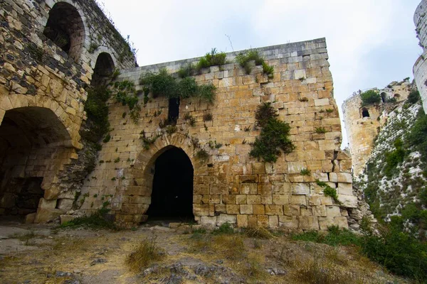 Krak Crac Des Chevaliers Crusader Castle Syria One Most Important — Stock Photo, Image