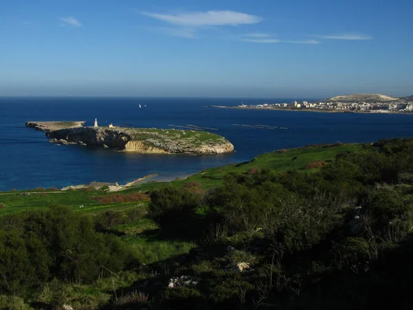 Paul Bay Malta Lut 2014 Wyspy Świętego Pawła Lub Selmunett — Zdjęcie stockowe