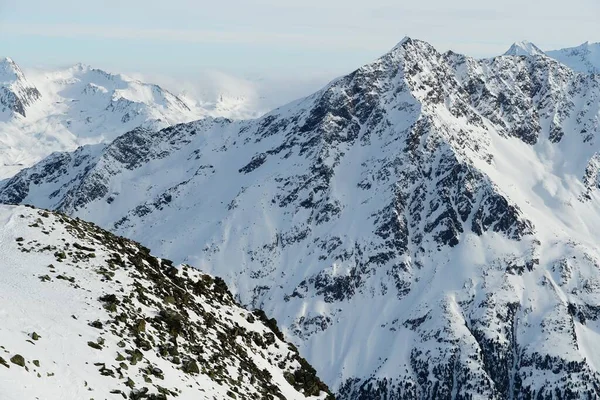 Vista Panorâmica Dos Alpes Autrianos — Fotografia de Stock