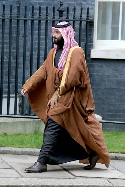 London United Kingdom Mar 2018 Saudi Crown Prince Mohammad Bin — Stock Photo, Image