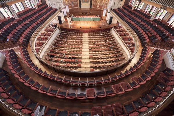 Het Palacio Msica Catalana Een Muziekauditorium Gelegen Aan Sant Pere — Stockfoto