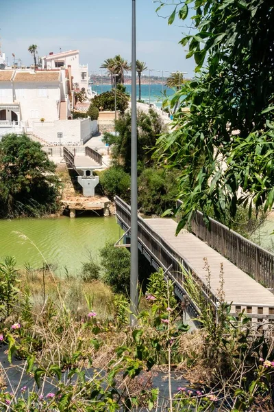 Puente Sobre Río Destruido Por Fuertes Tormentas Inundaciones Mil Palmeras —  Fotos de Stock