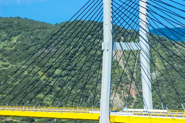 Ein Schöner Blick Auf Die Mezcala Brücke Tula Mexiko Mit — Stockfoto