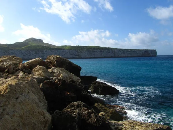 Fomm Rih Rabat Malta Februar 2014 Blick Auf Die Bucht — Stockfoto