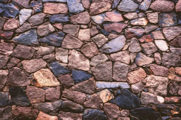 Eine Nahaufnahme Einer Kopfsteinpflastermauer — Stockfoto