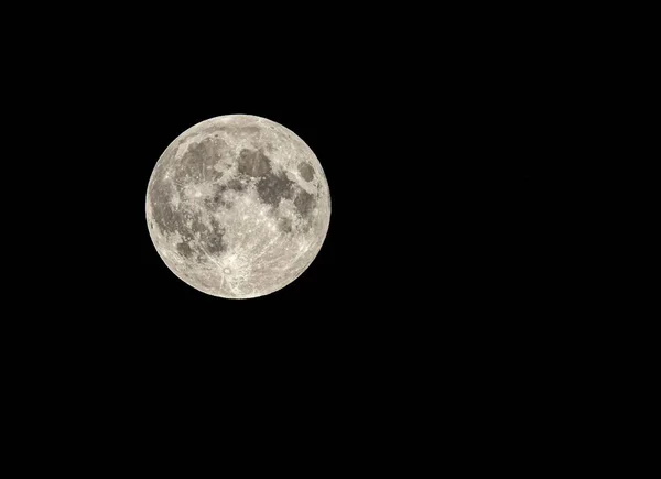 Lua Cheia Fascinante Bonita Brilhando Escuro Ótimo Para Papéis Parede — Fotografia de Stock