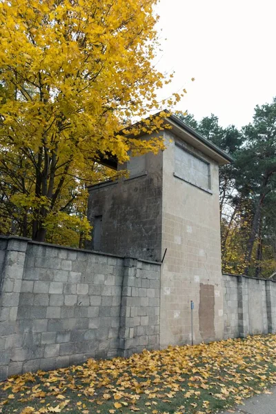 Oranienburg Germany Oct 2016 Wall Sachsenhausen Concentration Camp Germany Used — Stock Photo, Image