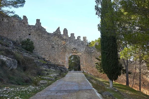 Les Ruines Ancien Château Historique Espagne — Photo