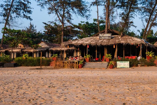 Agonda India Lutego 2020 Plaża Agonda Goa Indie Lutego 2020 — Zdjęcie stockowe