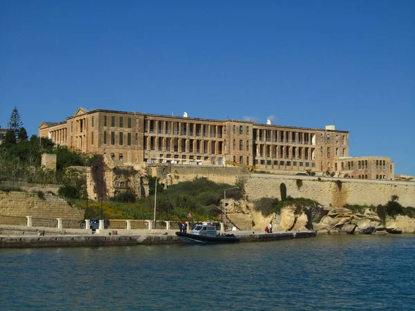 Kalkara Malta Kwi 2014 Villa Bighi Były Szpital Wojskowy Marynarki — Zdjęcie stockowe