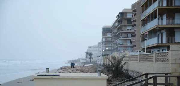 Peniscola Daki Plajlar Valencia Topluluğu Spanya — Stok fotoğraf