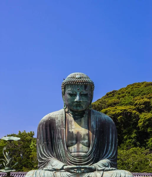 Egy Gyönyörű Lövés Nagy Buddha Ktoku Kamakura Japán — Stock Fotó