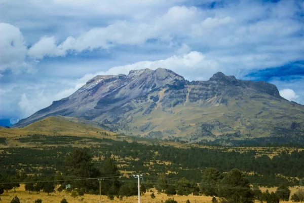 Μια Όμορφη Θέα Της Izta Popo Zoquiapan Εθνικό Πάρκο Tlamacas — Φωτογραφία Αρχείου