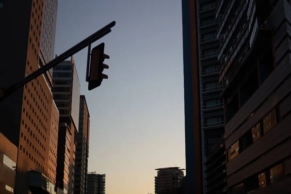 Beau Paysage Urbain Avec Hauts Gratte Ciel Modernes Sous Ciel — Photo