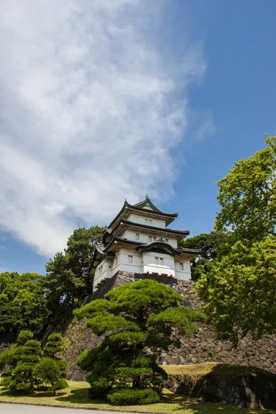 Uma Foto Fascinante Palácio Imperial Tóquio Dia Brilhante Japão — Fotografia de Stock