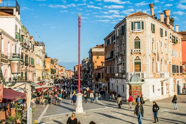 Venice Itália Outubro 2015 Uma Foto Tirar Fôlego Belos Edifícios — Fotografia de Stock