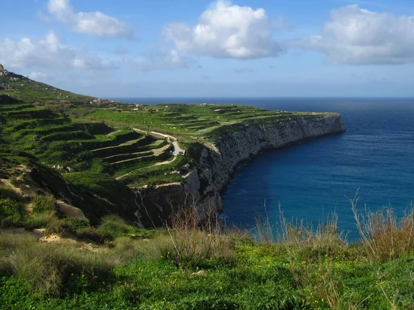 Fomm Rih Rabat Malta Feb 2014 Een Landschappelijk Uitzicht Baai — Stockfoto
