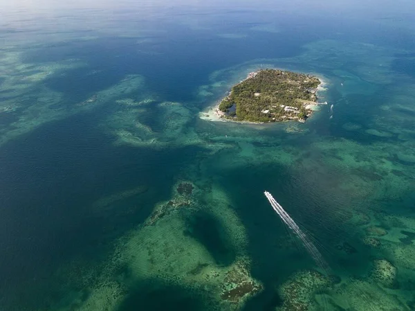 Острів Мкура Англ Mcura Island Кораловий Острів Розташований Архіпелазі Сан — стокове фото