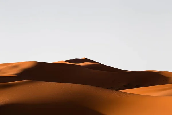 Beautiful Scenery Sand Dunes Desert Area Sunny Day — Stock Photo, Image