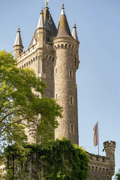Függőleges Felvétel Dillenburg Kastélyról Egy Mellett Németország — Stock Fotó