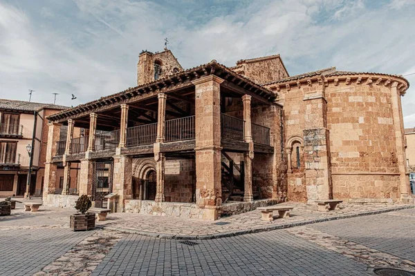 Aylln Plaza Mayor Aylln Segovia Spagna — Foto Stock