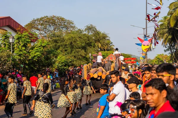 Goa Índia Fevereiro 2020 Margao Goa Índia Fevereiro 2020 Flutuantes — Fotografia de Stock