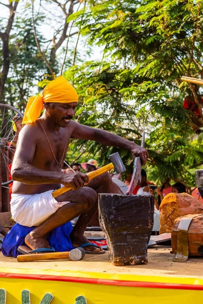 Goa India Febrero 2020 Margao Goa India Febrero 2020 Flotas — Foto de Stock