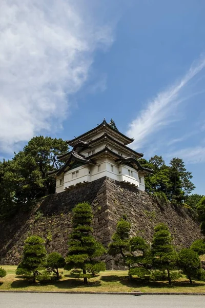 Una Toma Fascinante Del Palacio Imperial Tokio Día Brillante Japón — Foto de Stock