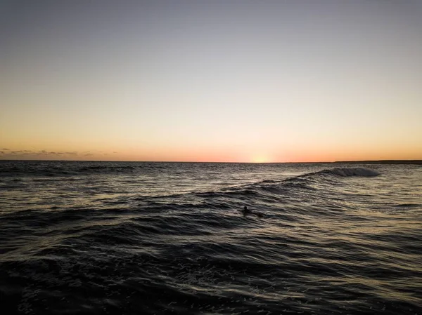 Ein Bild Des Wassers Salinas River State Beach Vor Sonnenuntergang — Stockfoto
