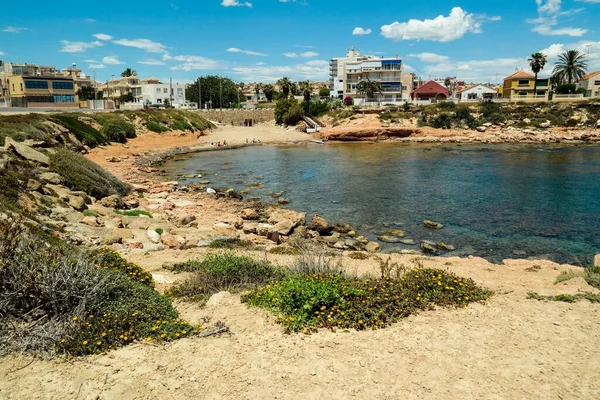 Eine Faszinierende Aufnahme Des Meeres Torrevieja Spanien — Stockfoto