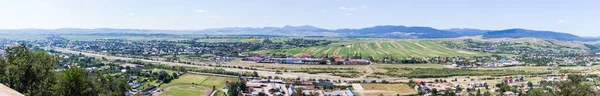 Eine Panoramaaufnahme Naturpark Vanatori Neamt Agapia Rumänien — Stockfoto