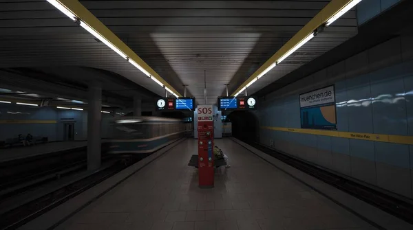 Στο Μόναχο Είναι Τρίτο Μητροπολιτικό Σύστημα Μεταφορών Κατ Επέκταση Στη — Φωτογραφία Αρχείου