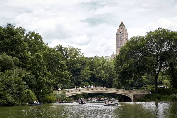 Die Brücke Central Park New York Usa — Stockfoto